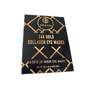 Emases Skincare 24K Gold Collagen Eye Masks - NIB 5 sets